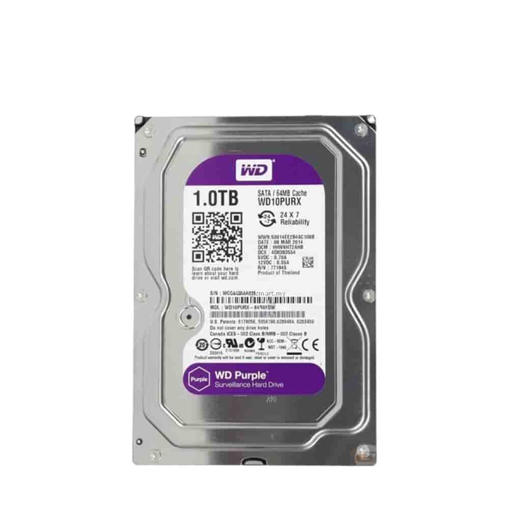 هارددیسک اینترنال وسترن دیجیتال مدل Purple WD ظرفیت 1 ترابایت
